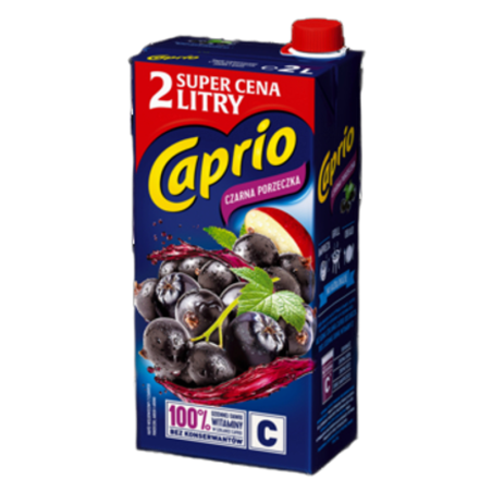 Caprio Napój czarna porzeczka 2 l